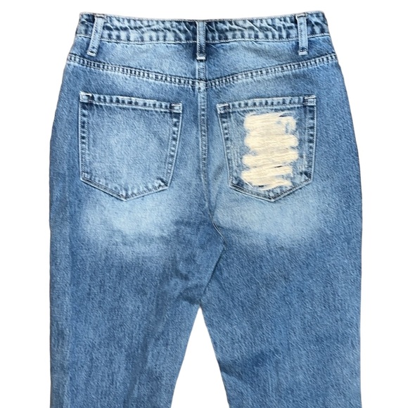 Bridge by Gly Mom Fit Distressed Jeans - Picture 8 of 12